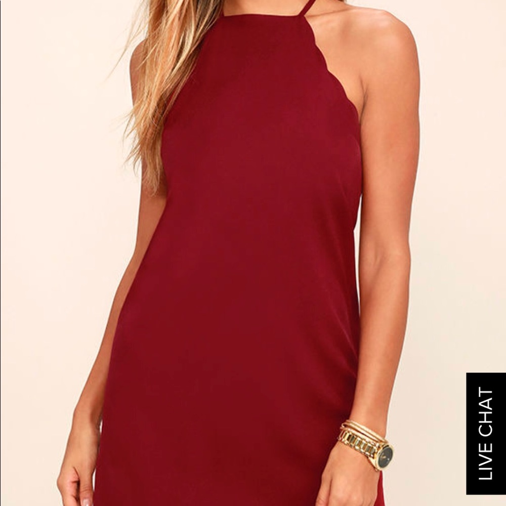 Maroon dress